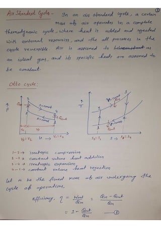 Otto cycle class notes
