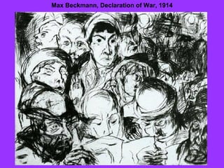 Max Beckmann, Declaration of War, 1914 