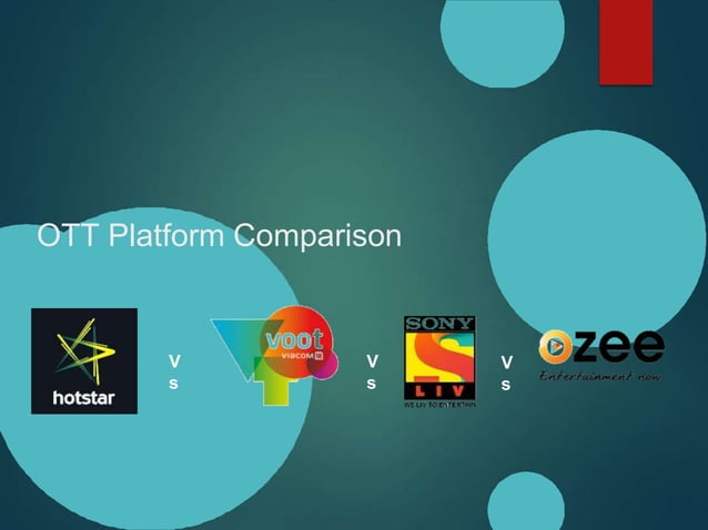 OTT platform comparison | PPTX