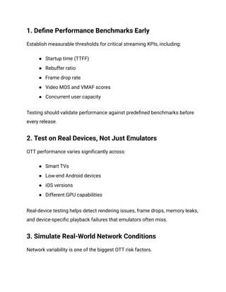 Predefined Benchmarks OTT Testing Guide_ Types, Checklist, KPIs, Challenges & Best Practices ...