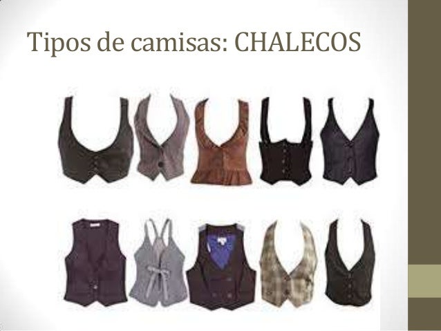 tipos de blusas con su descripcion