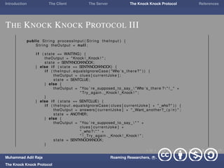 The Knock Knock Protocol | PDF