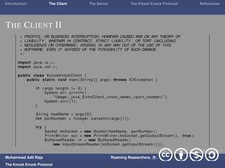 The Knocker Java The Knock Knock Protocol | PDF