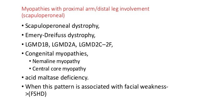 Approach to myopathy