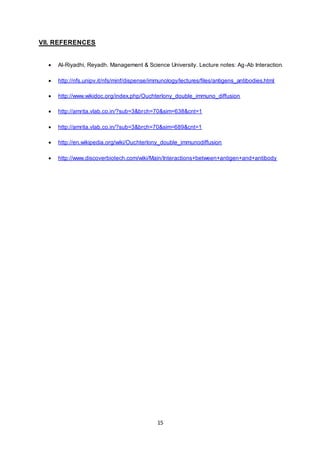 Immunology lab report picture