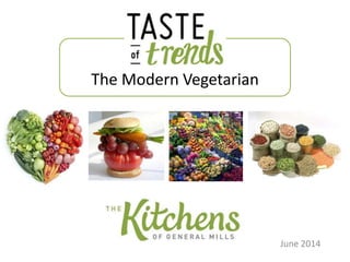 June 2014
The Modern Vegetarian
 