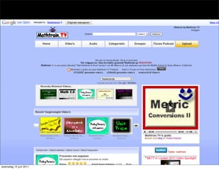 woensdag 15 juni 2011
 