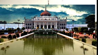 CHOTA IMAMBARA
 Chota Imambara also known as Imambara Hussainabad
Mubarak is an imposing monument located in the city
of Lucknow, Uttar Pradesh, India.
 Built as an imambara or a congregation hall
for Shia Muslims, by Muhammad Ali Shah, the
third Nawab of Awadh in 1838.
 It was to serve as his own mausoleum and his mother,
who is buried beside him.
 