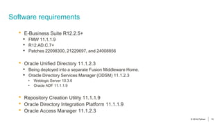 Oracle Unified Directory. Lessons learnt. Is it ready for a move from ...