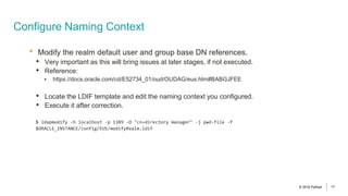 Oracle Unified Directory. Lessons learnt. Is it ready for a move from ...