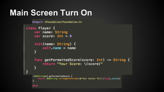 Main Screen Turn On 
 