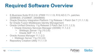 Lessons Learnt from Oracle Unified Directory implementation with Oracle ...