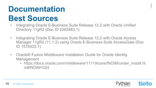 Lessons Learnt from Oracle Unified Directory implementation with Oracle ...