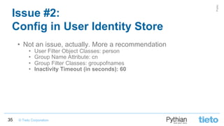 Lessons Learnt from Oracle Unified Directory implementation with Oracle ...
