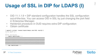 Lessons Learnt from Oracle Unified Directory implementation with Oracle ...