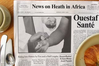 infographics on health in Africa