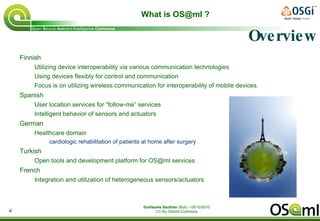 Technologies Zoom on French Consortium Use case