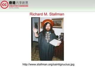 Richard M. Stallman




http://www.stallman.org/saintignucius.jpg
 