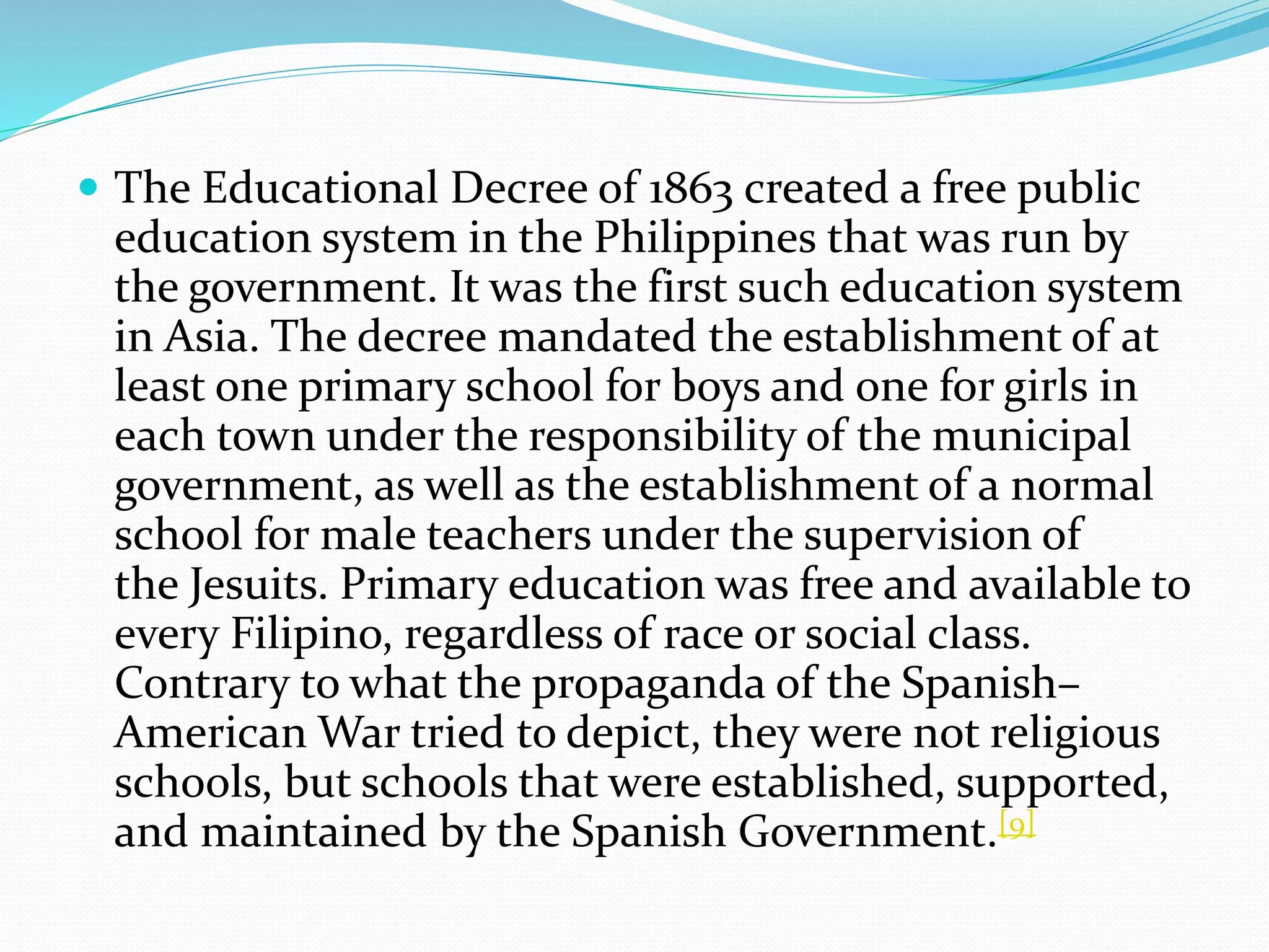 History of Philippine Education | PPTX | Primary Education | Education