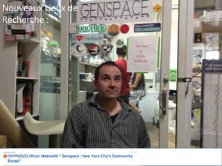 Nouveaux Lieux de
Recherche :

 