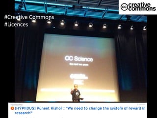 #Creative Commons
#Licences

 