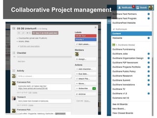 Collaborative Project management
 