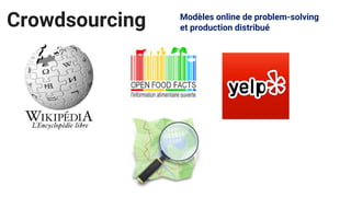 Crowdsourcing Modèles online de problem-solving
et production distribué
 