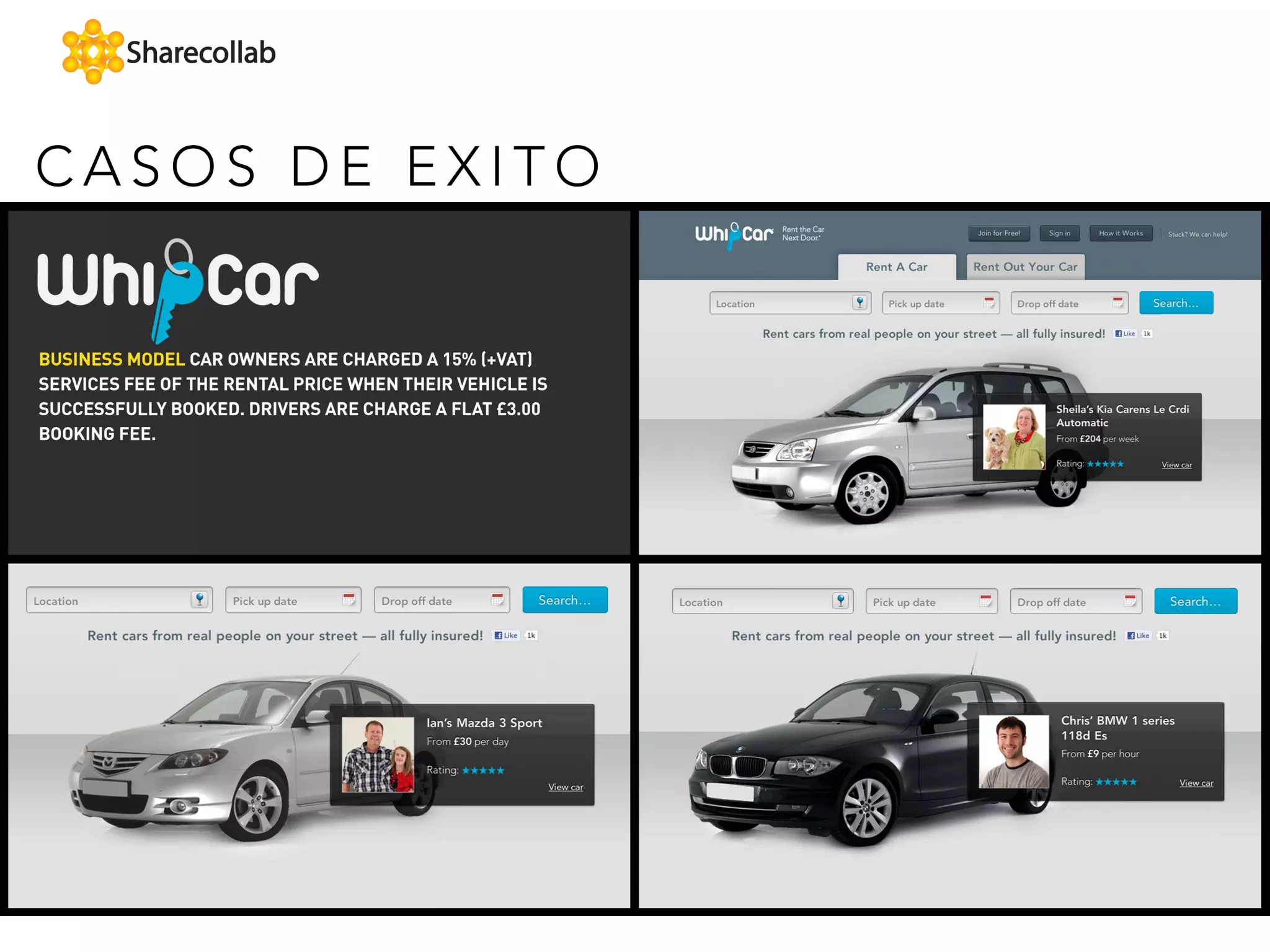 C A S O S D E E X I T O
 