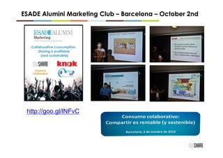 ESADE Alumini Marketing Club – Barcelona – October 2nd




 http://goo.gl/lNFvC
 