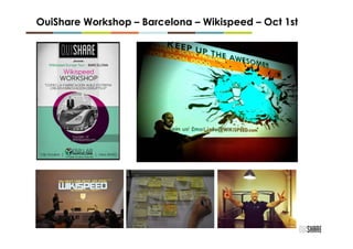 OuiShare Workshop – Barcelona – Wikispeed – Oct 1st
 
