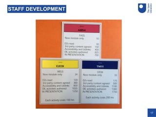 17
STAFF DEVELOPMENT
 