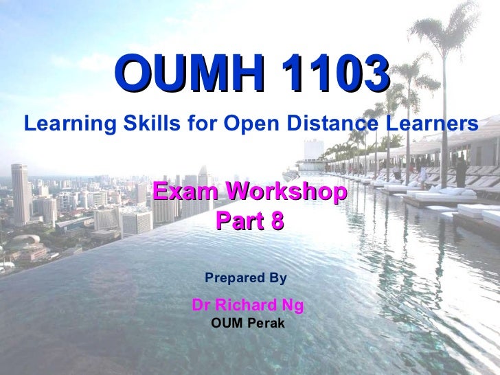 OUMH1103 Exam Focus for May 2011 - Topic 8