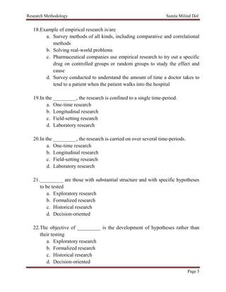Unit Number 1 - Introduction to Research | PDF