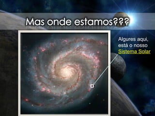 Algures aqui,
está o nosso
Sistema Solar
 