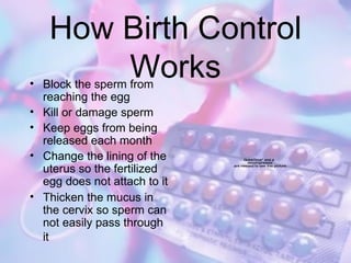 Our Presentation contraception | PPT