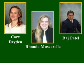 Cary Dryden Raj   Patel Rhonda Muscarella 