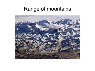 Range of mountains 