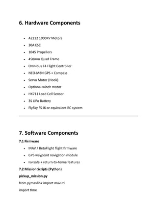 Hardware Components Script Ourano$_synopsis.pdf for major project for mechanical branch. | PDF