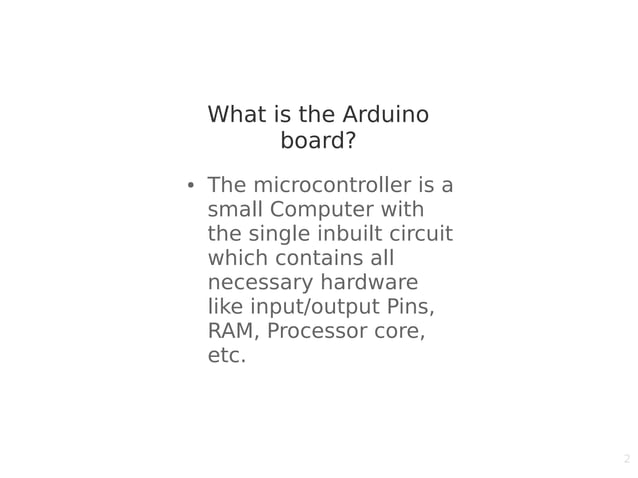 Our arduino project | PPT image.