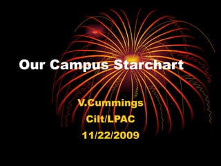 Our Campus Starchart V.Cummings Cilt/LPAC 11/22/2009 