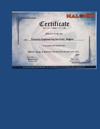 Our certificates