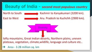 Comprehensive Geographic and Political Overview of India | PDF