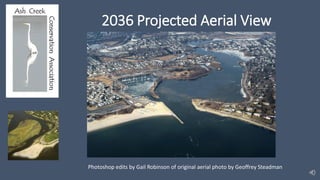 2036 Projected Aerial View
Photoshop edits by Gail Robinson of original aerial photo by Geoffrey Steadman
 