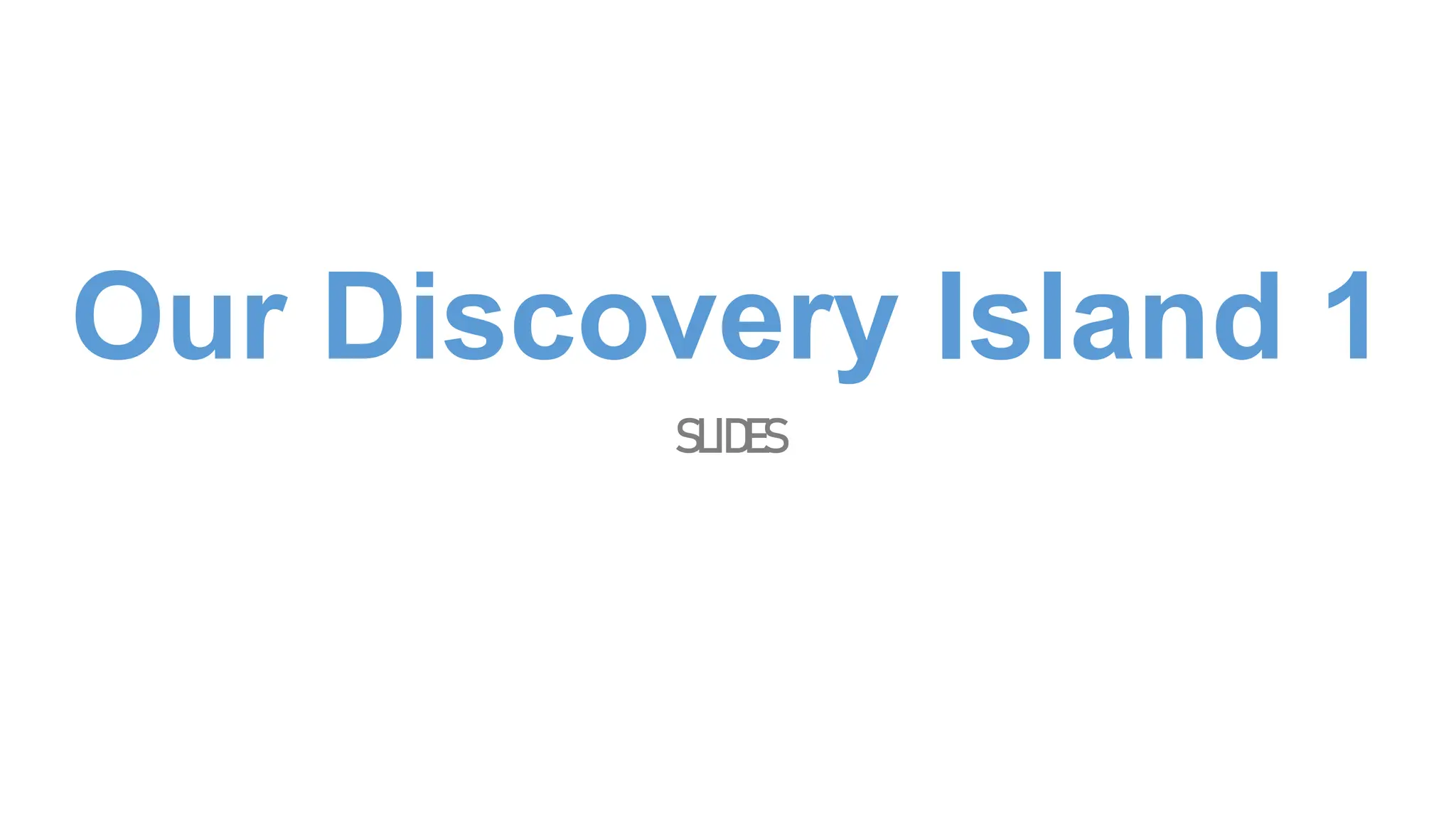 Our Discovery Island 3 - a slideshow for the American Book | PPTX