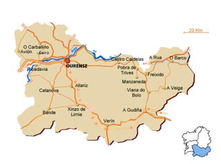 Ourense map