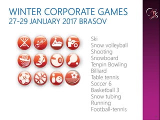 Winter Corporate Games