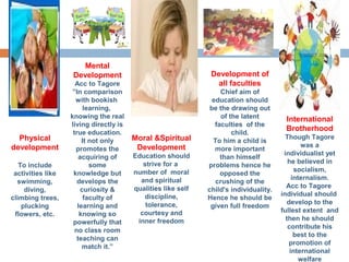 Tagoras Learning Model rabindranath tagore on education | PPT