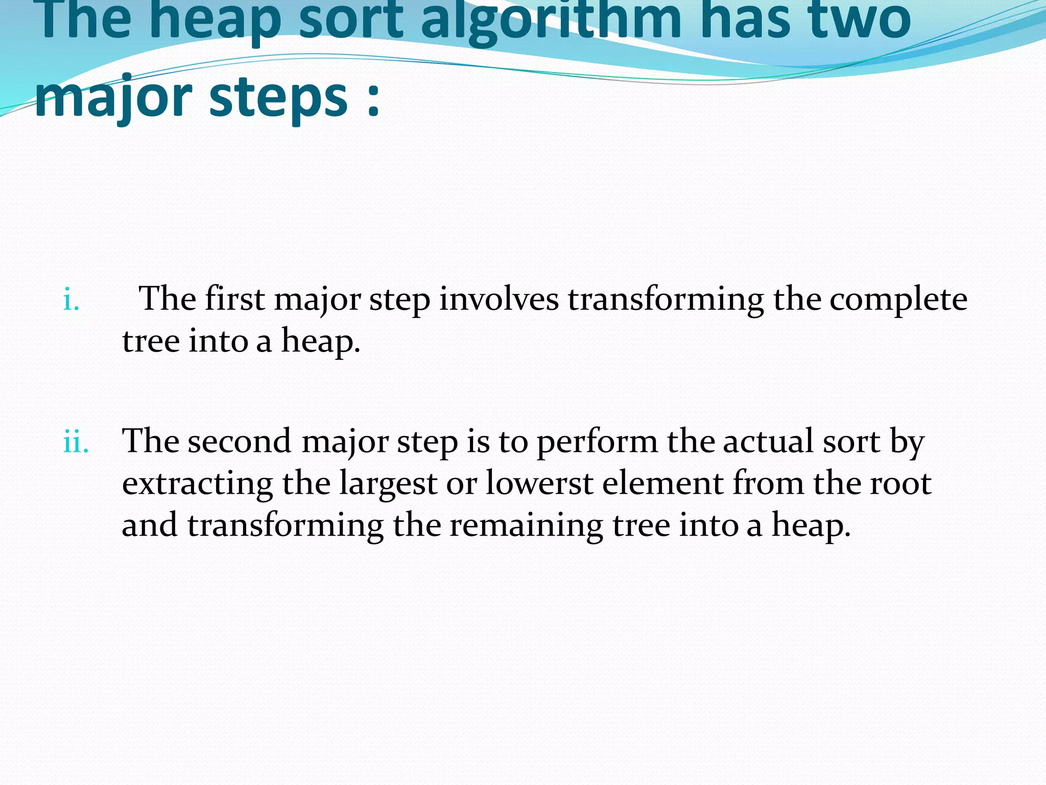 heap Sort Algorithm | PPTX