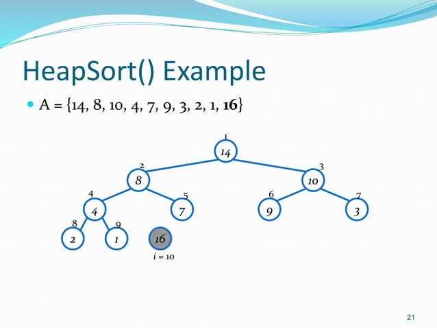 heap Sort Algorithm | PPTX