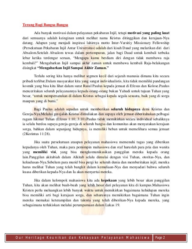 Our Heritage Part I By Mpds